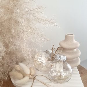 Personalisierte Weihnachtskugel