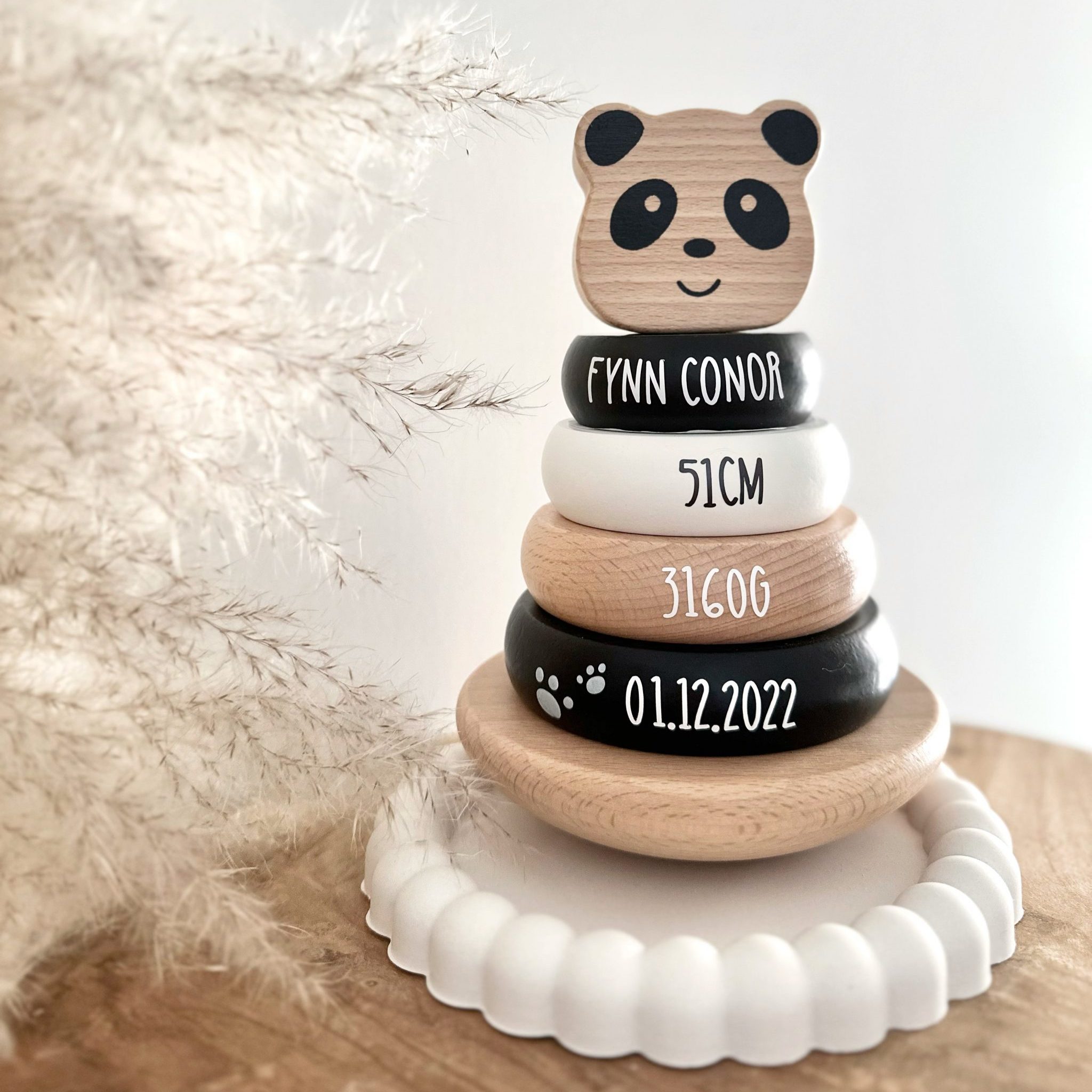 Personalisierter Baby-Stapelturm