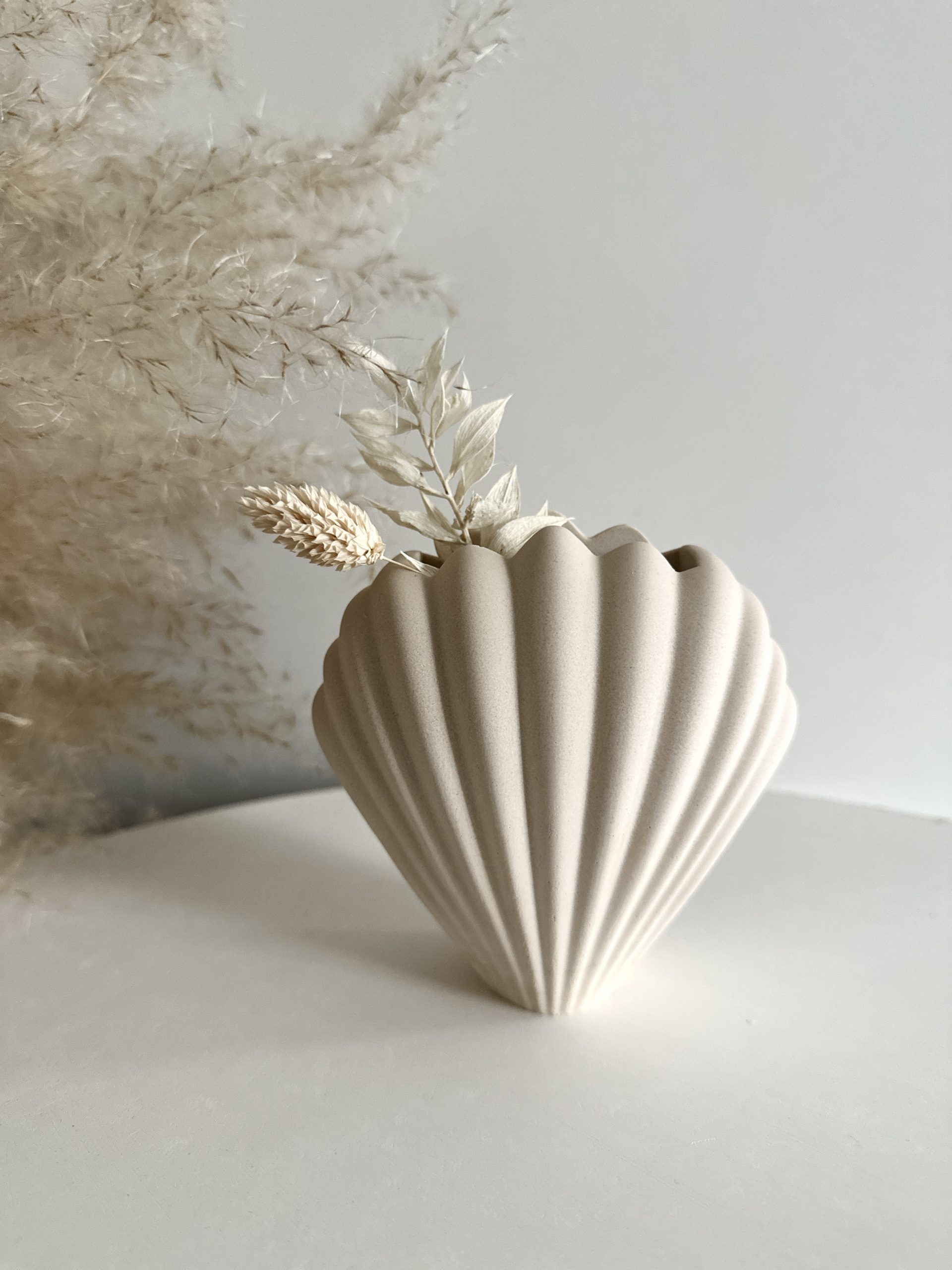 Muschelsvase (13 cm)